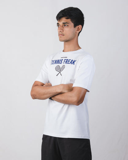 Tennis Freak Tee White