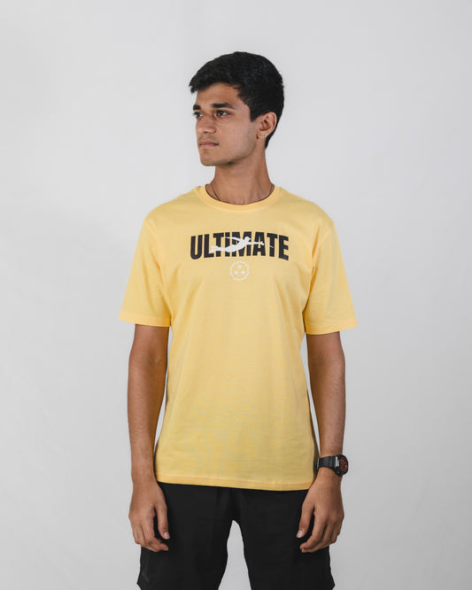 Ultimate Frisbee Layout Tee Yellow