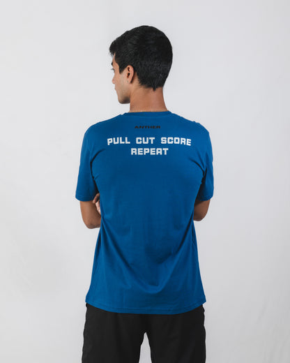 Ultimate Frisbee Layout Tee Blue