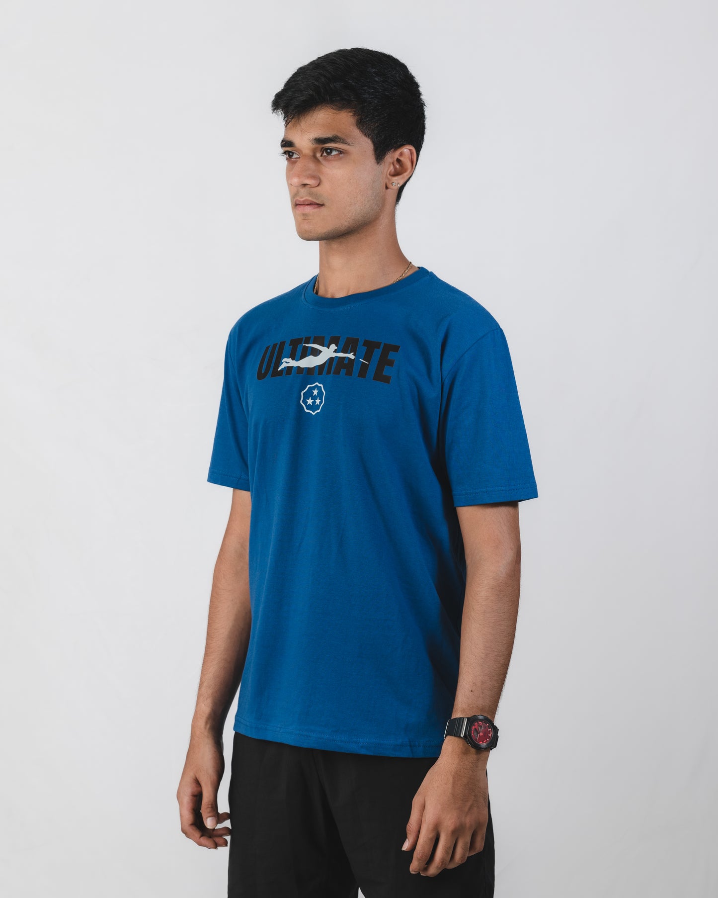 Ultimate Frisbee Layout Tee Blue