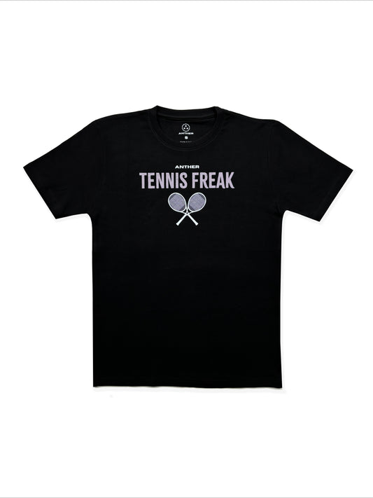 Tennis Freak Tee Black